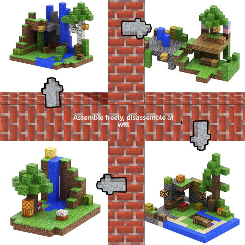 Magnetic Building Blocks Toy Set for Kids